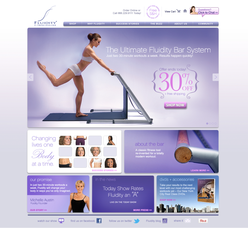 Brand, Web & Print Design for Fluidity Barre - The Dream Designer
